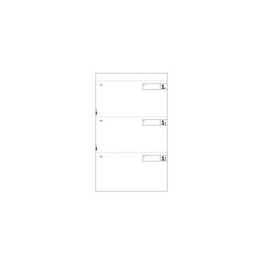 Blocco comande a 3 tagliandi - 25/25 fogli autoricalcanti - 17 x 9,9cm - Edipro