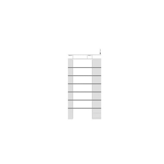 Blocco comande a 7 tagliandi - 25/25 fogli autoricalcanti - 22 x 10cm - Edipro