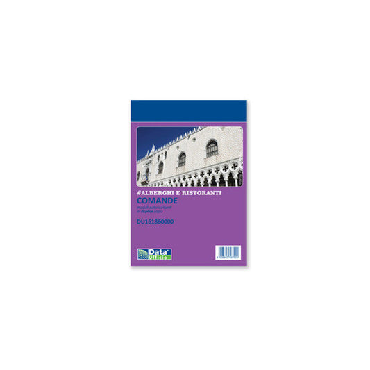 Blocco commande - 25/2 copie autoricalcanti - 10,5 x 7,4 cm - DU161860000 - Data Ufficio