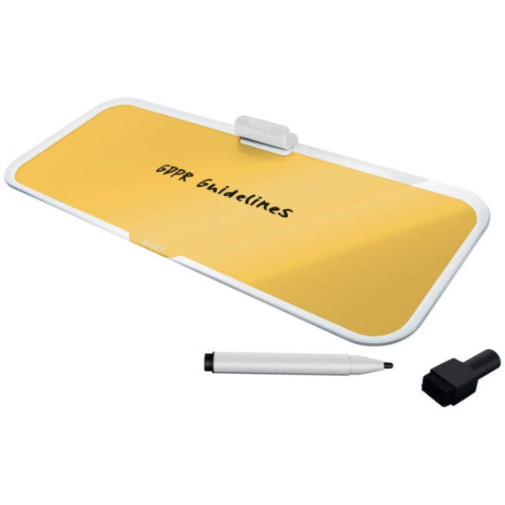Blocco da scrivania in vetro Cosy - 150x60x380 mm Leitz giallo caldo 52690019