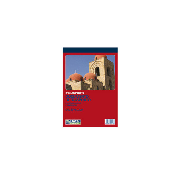 Blocco DDT - 50/50 copie autoric. - 21,5 x 14,8 cm - DU1607CD200 - Data Ufficio