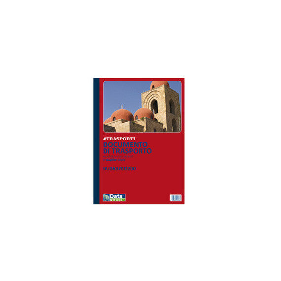 Blocco DDT - 50/50 copie autoricopianti - 29,7 x 21,5 cm - DU1687CD200 - Data Ufficio