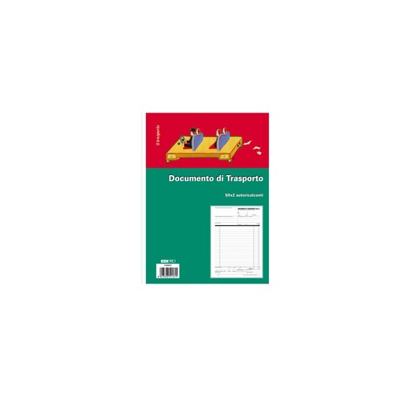 Blocco DDT - 50/50 fogli autoricalcanti - 29,7 x 21cm - Edipro