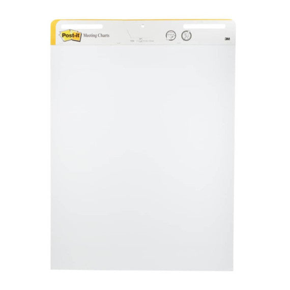 Blocco di fogli da parete Post-it® Super Sticky 63,5x77,5 cm bianco Conf. 2 pezzi - 559