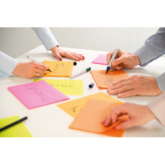 Blocco di fogli Super Sticky Big Notes - BN11-EU - 279 x 279 mm - giallo neon - 30 fogli - Post-it®
