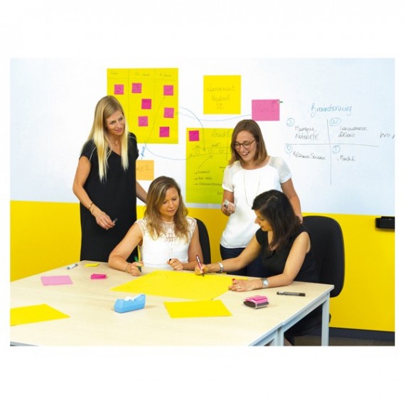 Blocco di fogli Super Sticky Big Notes - BN11-EU - 279 x 279 mm - giallo neon - 30 fogli - Post-it®