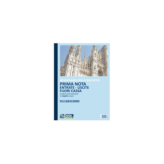 Blocco entrate/uscite extra cassa - 50/2 copie autoricalcante - DU1683C0000 - Data Ufficio