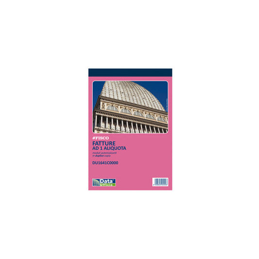 Blocco fatture ad 1 aliquota - 50/2 autoricalcante - DU1641C0000 - Data Ufficio