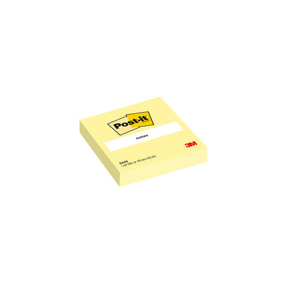 Blocco foglietti - 5635 - 100 x 100 mm - giallo Canary™ - 200 fogli - Post it®