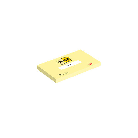 Blocco foglietti - 655 - 76 x 127 mm - giallo Canary™ - 100 fogli - Post it®