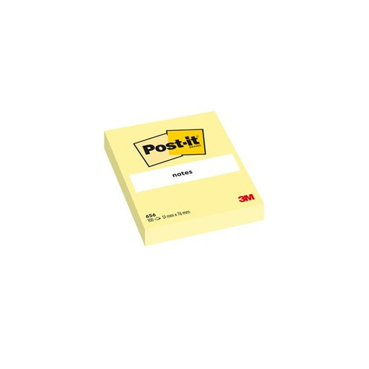 Blocco foglietti - 656 - 76 x 51 mm - giallo Canary™ - 100 fogli - Post it®
