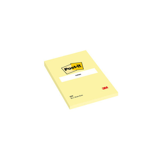 Blocco foglietti - 659 - 102 x 152 mm - giallo Canary™ - 100 fogli - Post it®
