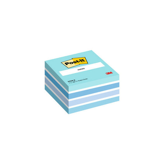 Blocco foglietti Cubo - 2028-B - 76 x 76 mm - 72 gr - colori assortiti - 450 fogli - Post it®