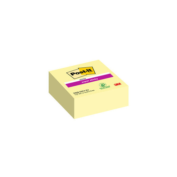 Blocco foglietti Cubo - 2028-SSCY-EU - 76 x 76 mm - giallo Canary™ - 270 fogli - Post it®
