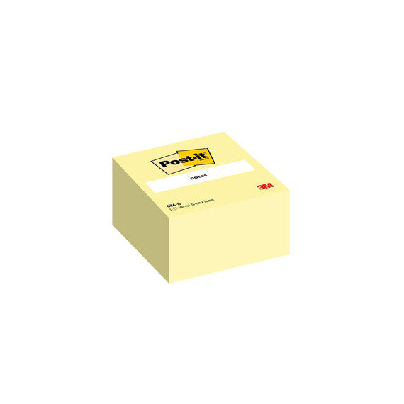 Blocco foglietti Cubo - 636-B - 76 x 76 mm - giallo Canary™ - 450 fogli - Post it®