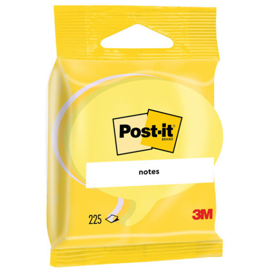 Blocco foglietti fumetto - 2007-SB - 70 x 70 mm - giallo/giallo neon/bianco - 225 fogli - Post it®