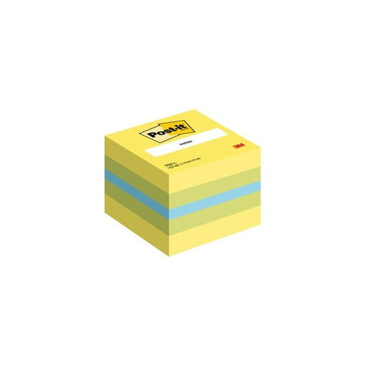 Blocco foglietti Minicubo - 2051-L - 51 x 51 mm - 72 gr - colori assortiti - 400 fogli - Post it®