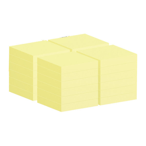 Blocco foglietti Post it® Notes - 653-CY-VP24 - 38 x 51 mm - giallo Canary - 100 fogli - Post it® - conf. 24 blocchi