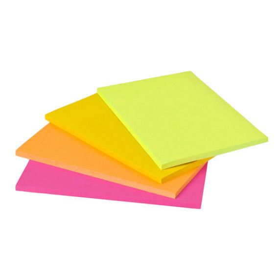 Blocco foglietti Post it® Super Sticky Meeting Notes - 6445-SSP - 152 x 101 mm - rosa/verde neon - 45 fogli - Post it®