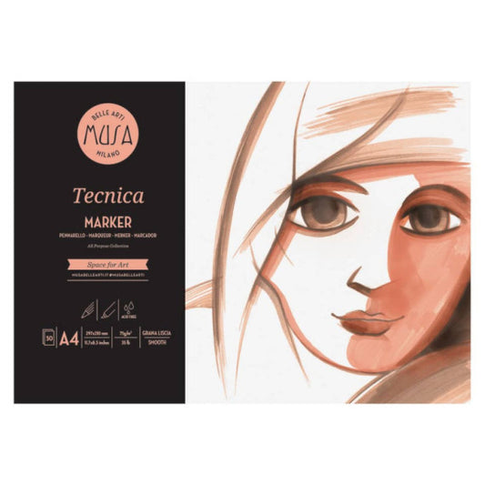 Blocco Marker Musa Tecnica 50 ff - 75 gr formato A4 MU135294