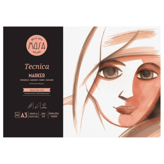 Blocco Marker Musa Tecnica 50 ff- 75gr formato A3 MU135293