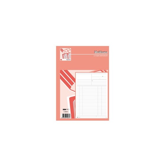 Blocco multiuso bianco - 50/50 fogli autoricalcanti - 31 x 21cm - Edipro