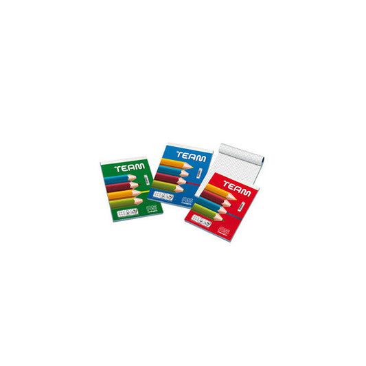 Blocco note Team - 5 mm - 150 x 210 mm - 50 gr - 50 fogli - Blasetti