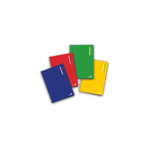 Blocco notes - spiralato sul lato lungo - 4mm - 22,3 x 29,7cm - 80gr - 140 fogli - BM