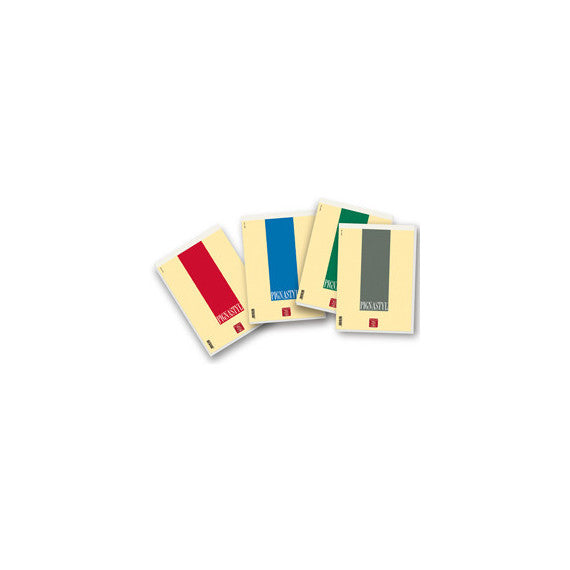 Blocco Pignastyl - A4 - 1 rigo - 210 x 297mm - 80gr - 70 fogli - Pigna