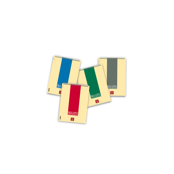 Blocco Pignastyl spiralato - 1 rigo - A4 - 80gr - 60 fogli - Pigna