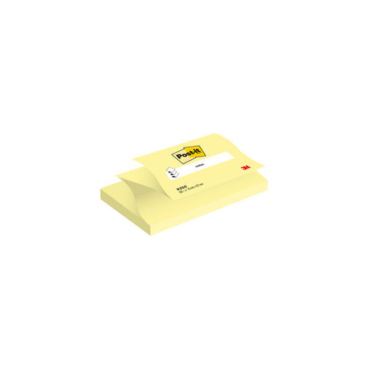 Blocco Post it® Super Sticky Z Notes - R350 - 76 x 127 mm - giallo Canary™ - 100 fogli - Post it®