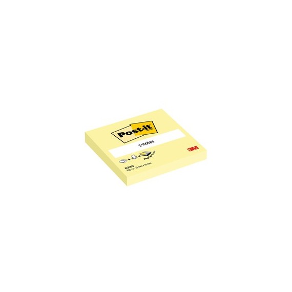 Blocco Post it® Z Notes - R330 - 76 x 76 mm - giallo Canary™ - 100 fogli - Post it®