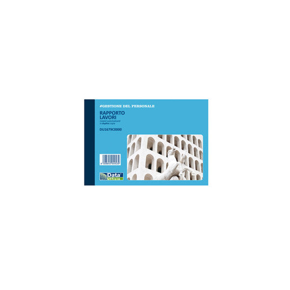 Blocco rapporto lavori - 50/2 copie autoricalcanti - DU1679C0000 - Data Ufficio