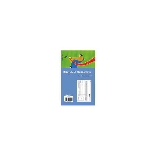 Blocco ricevute condominio - 50/50 fogli autoricalcanti - 9,9 x 17cm - Edipro