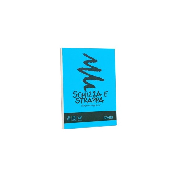 Blocco Schizza & Strappa - A4 - 210 x 297mm - 50gr - 150 fogli - Favini