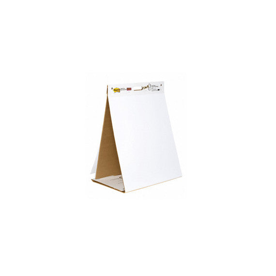 Blocco/Lavagna da tavolo Super Sticky autoportante - 563DE - 58,4 x 50,8 cm - bianco  - 20 fogli - Post-it®