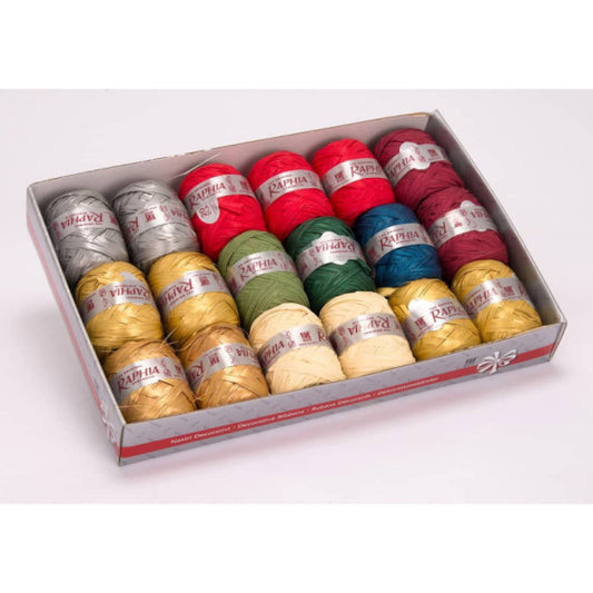 Bobina Bolis Raphia 20 m formato Christmas - conf. 18 pz - 54011370548