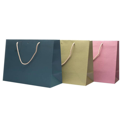 Borsa in carta Kraft Decoration 24x24x19,5 cm - conf. 12 colori assortiti - SHN201MIX