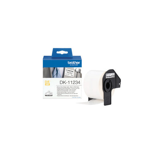 Brother - 260 etichette adesive per badge da applicare sui vestiti - 86 x 60 mm