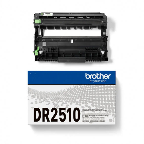 Brother DR-2510 drum tamburo originale per Brother MFC-L2800,L2835,L2860,DCP-L2660,HL-L2445 DR2510 capacità 15.000 pagine