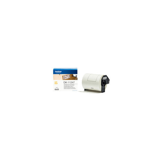 Brother - Etichette adesive in Carta - Nero/Bianco- 103.6 mm x 164.3 mm - QL1100/1110NWB - DK11247
