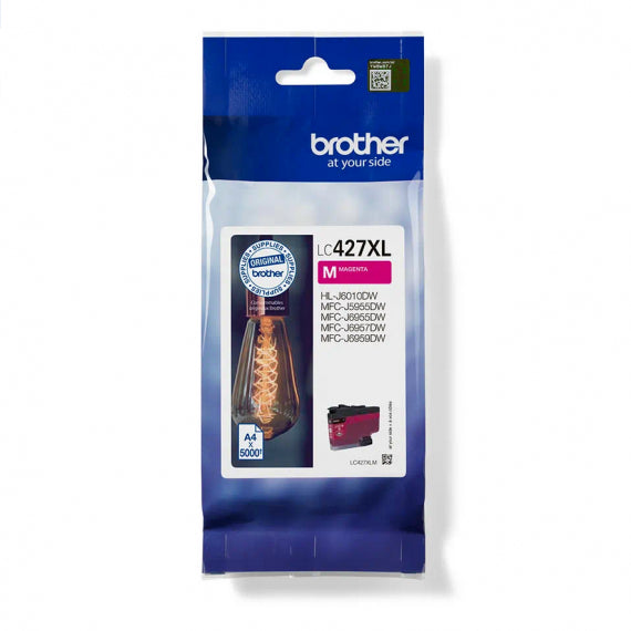 Brother LC427XLM magenta alta capacità cartuccia originale per Brother HL J6010DW,MFC J5955DW,J6955,J6957 LC-427XL 5.000 pagine