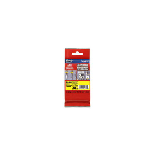 Brother - Nastro con adesivo resistente - Nero/Giallo - TZES651 - 24mm x 8mt
