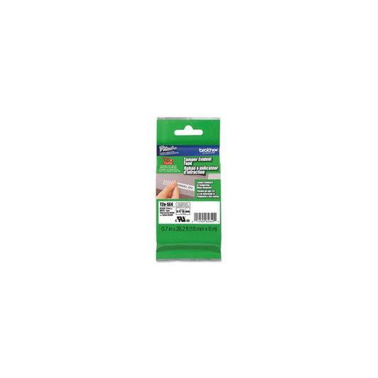 Brother - Nastro di sicurezza - bero/Bianco - TZES4 - 18mm x 8mt