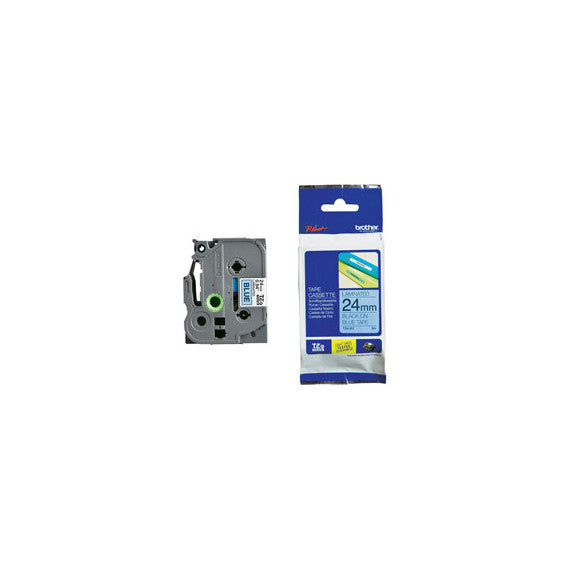 Brother - Nastro -  Nero/Blu - TZE551 - 24mm x 8mt