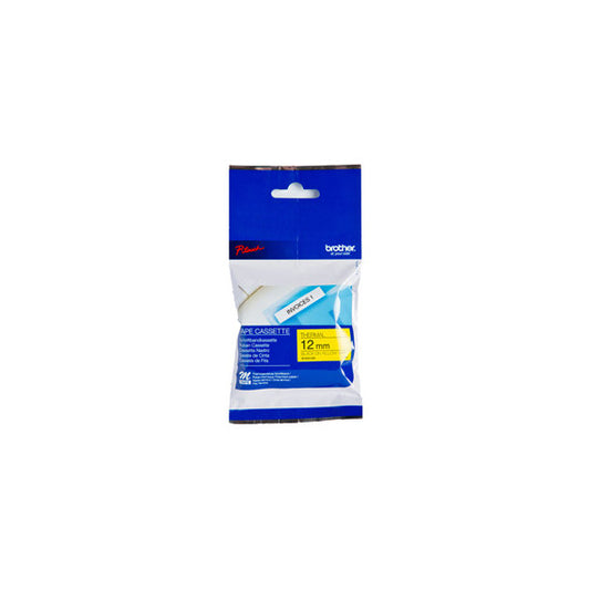 Brother - Nastro -  Nero/Giallo - MK631 - 12mm x 8mt