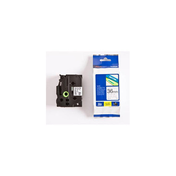 Brother - Nastro - Nero/Trasparente TZE161 - 36mm x 8mt