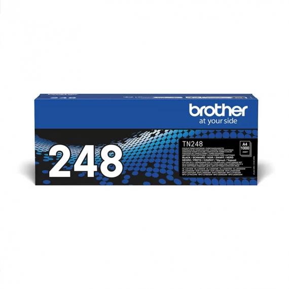 Brother TN-248BK nero toner originale per Brother DCP-L3520CDWE,HL-L3220CW,HL-L8230CDW TN248BK capacità 1.000 pagine