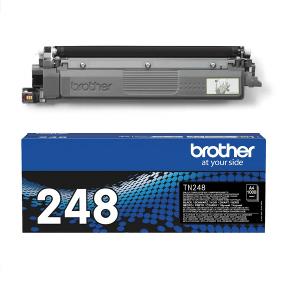 Brother TN-248BK nero toner originale per Brother DCP-L3520CDWE,HL-L3220CW,HL-L8230CDW TN248BK capacità 1.000 pagine