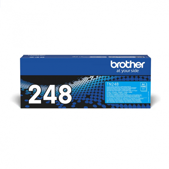 Brother TN-248C ciano toner originale per Brother DCP-L3520CDWE,HL-L3220CW,HL-L8230CDW TN248C capacità 1.000 pagine